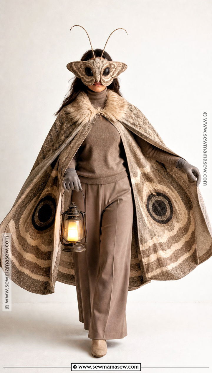 Moth Halloween Mask Costume - 40 halloween mask ideas