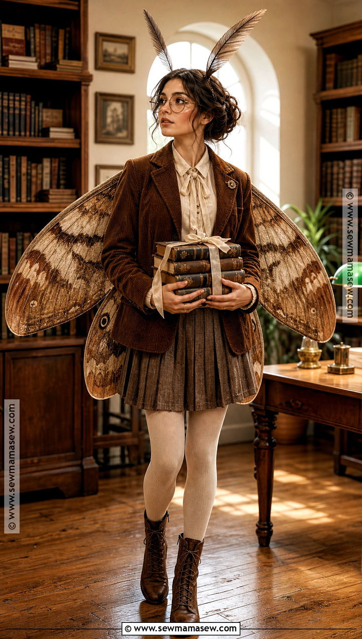 Moth Librarian Costume - 40 original halloween costumes