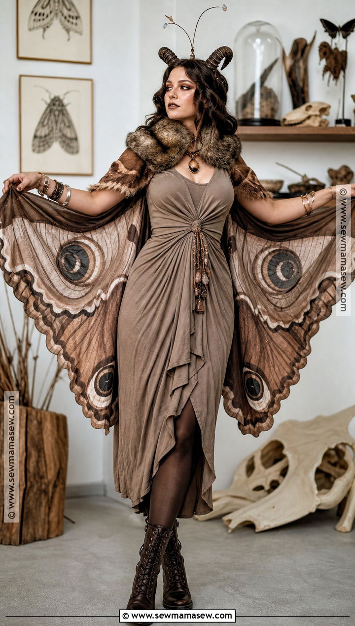 Moth Wing Demon Dress Costume - 30 demon dress ideas