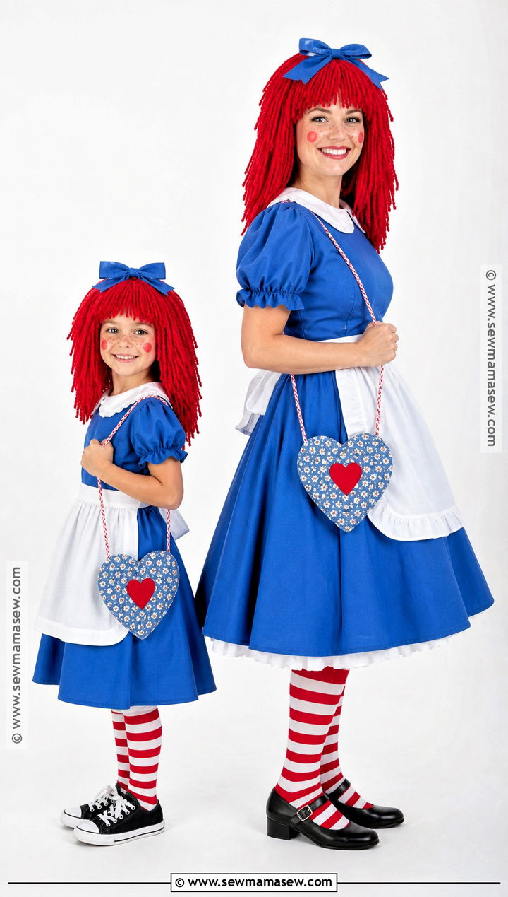 Mother And Daughter Raggedy Ann Costume - 30 raggedy ann costume ideas
