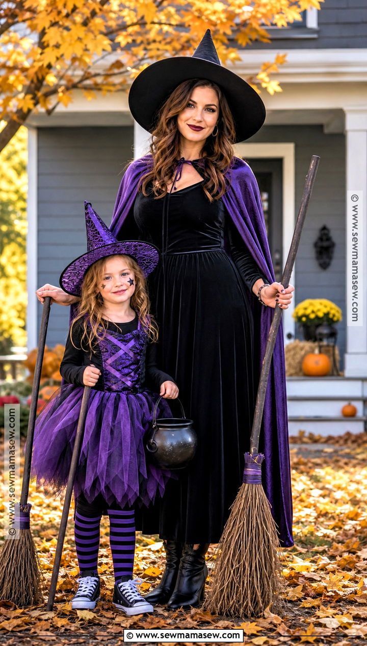 Mother And Daughter Witch Costume - 45 witch halloween costume ideas
