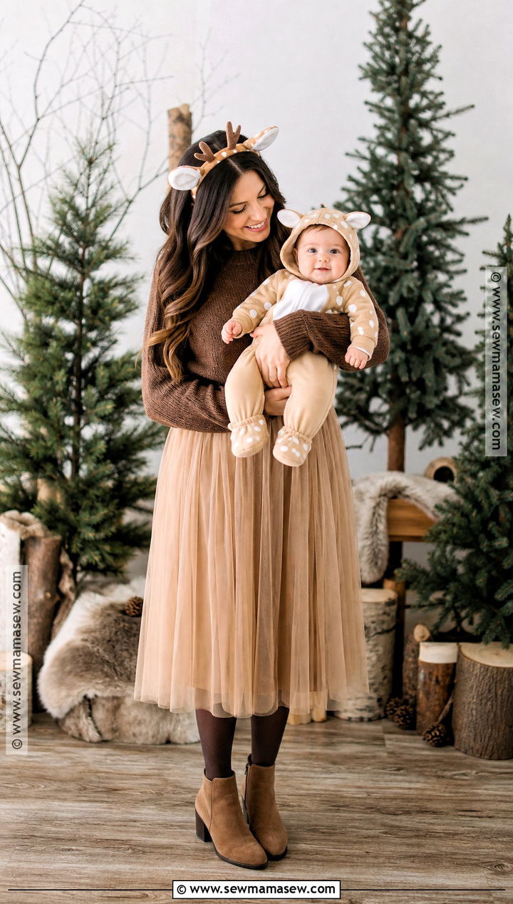 Mother Deer And Baby Fawn Costume - 35 mom and baby halloween costumes