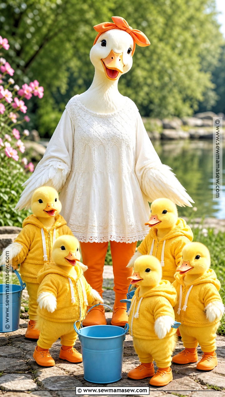 Mother Duck And Ducklings Family Costume - 35 duck costume ideas