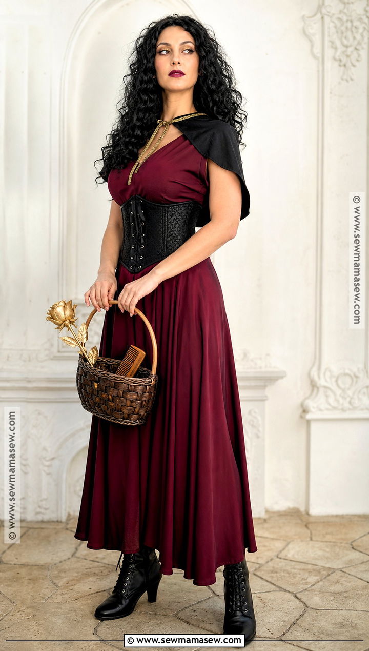 Mother Gothel Costume With Black Corset Belt - 40 mother gothel costume ideas