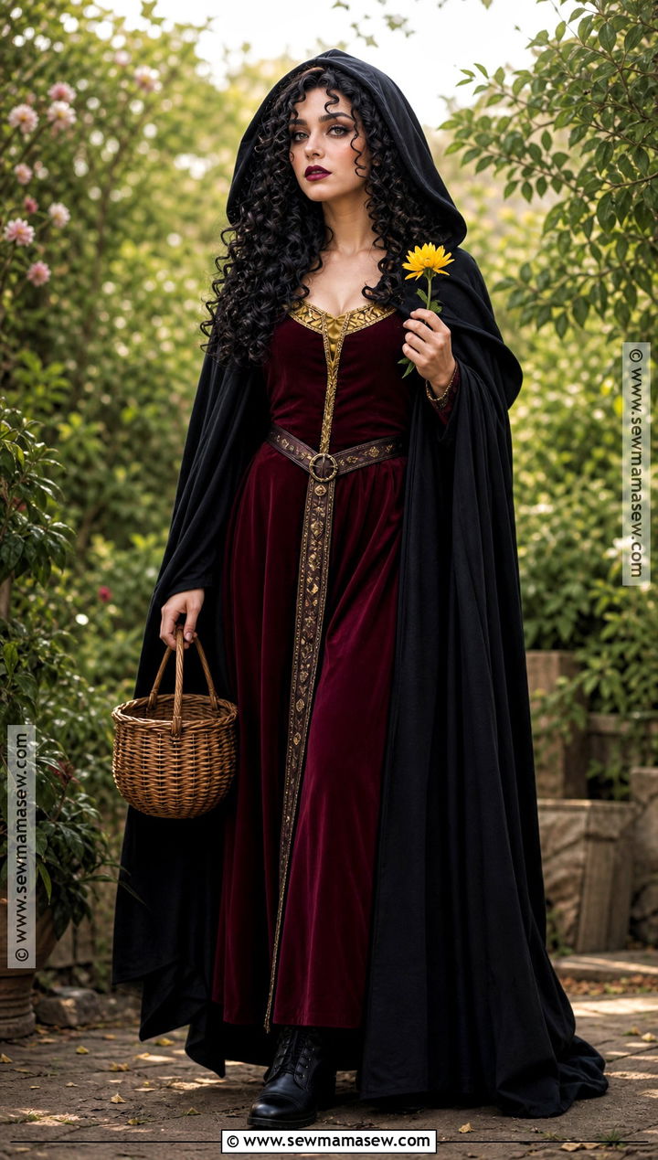 Mother Gothel Costume With Black Hooded Cape - 40 mother gothel costume ideas