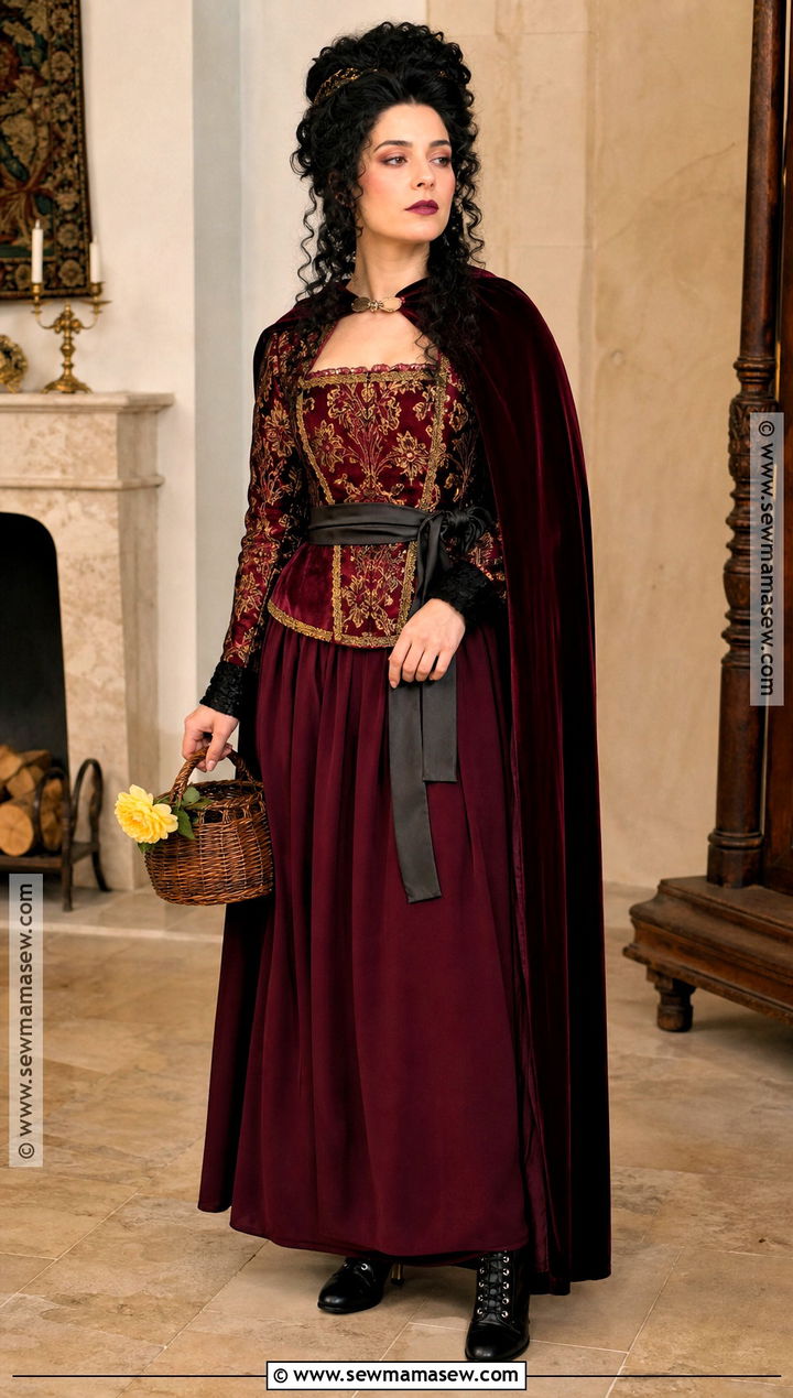 Mother Gothel Costume With Brocade Dress - 40 mother gothel costume ideas