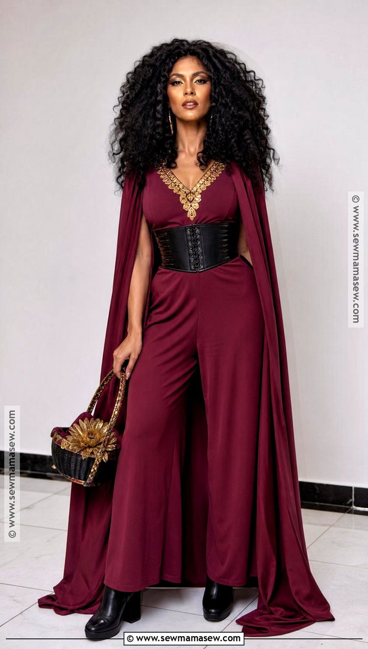 Mother Gothel Costume With Burgundy Jumpsuit - 40 mother gothel costume ideas