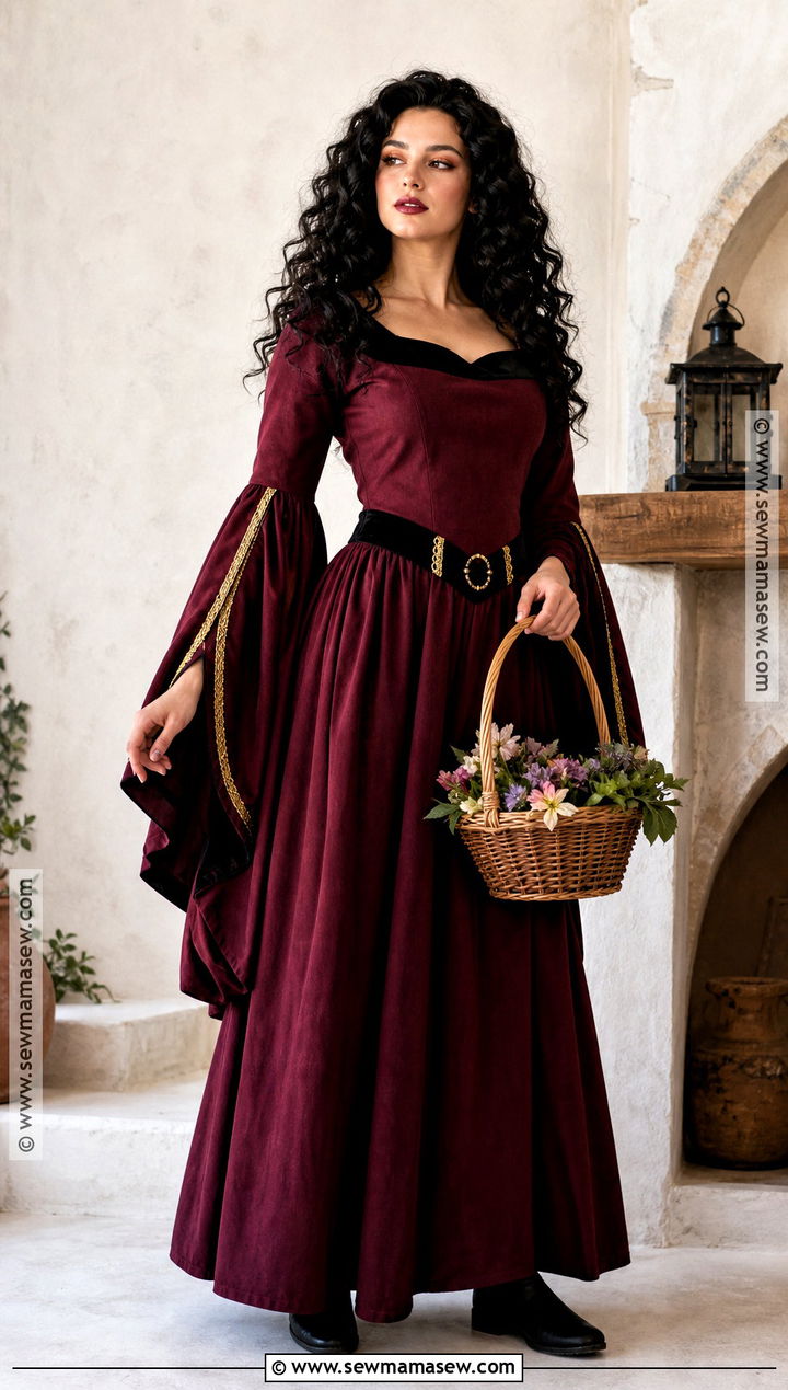 Mother Gothel Costume With Dramatic Bell Sleeves - 40 mother gothel costume ideas