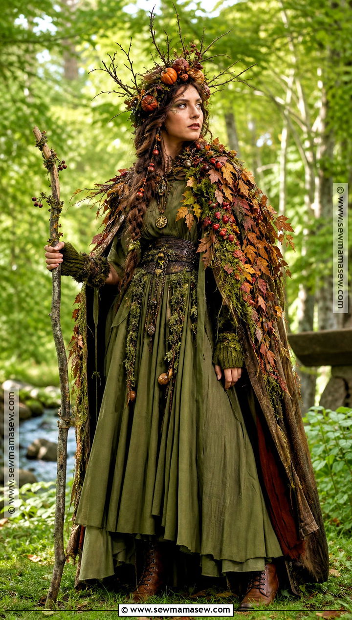 Mother Nature Autumn Costume - 30 autumn costume ideas