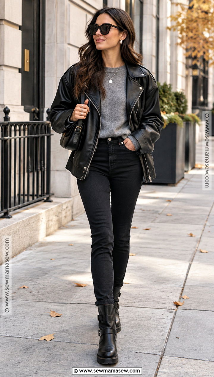 Moto Ankle Boots With Skinny Jeans - 20 fall ankle boots