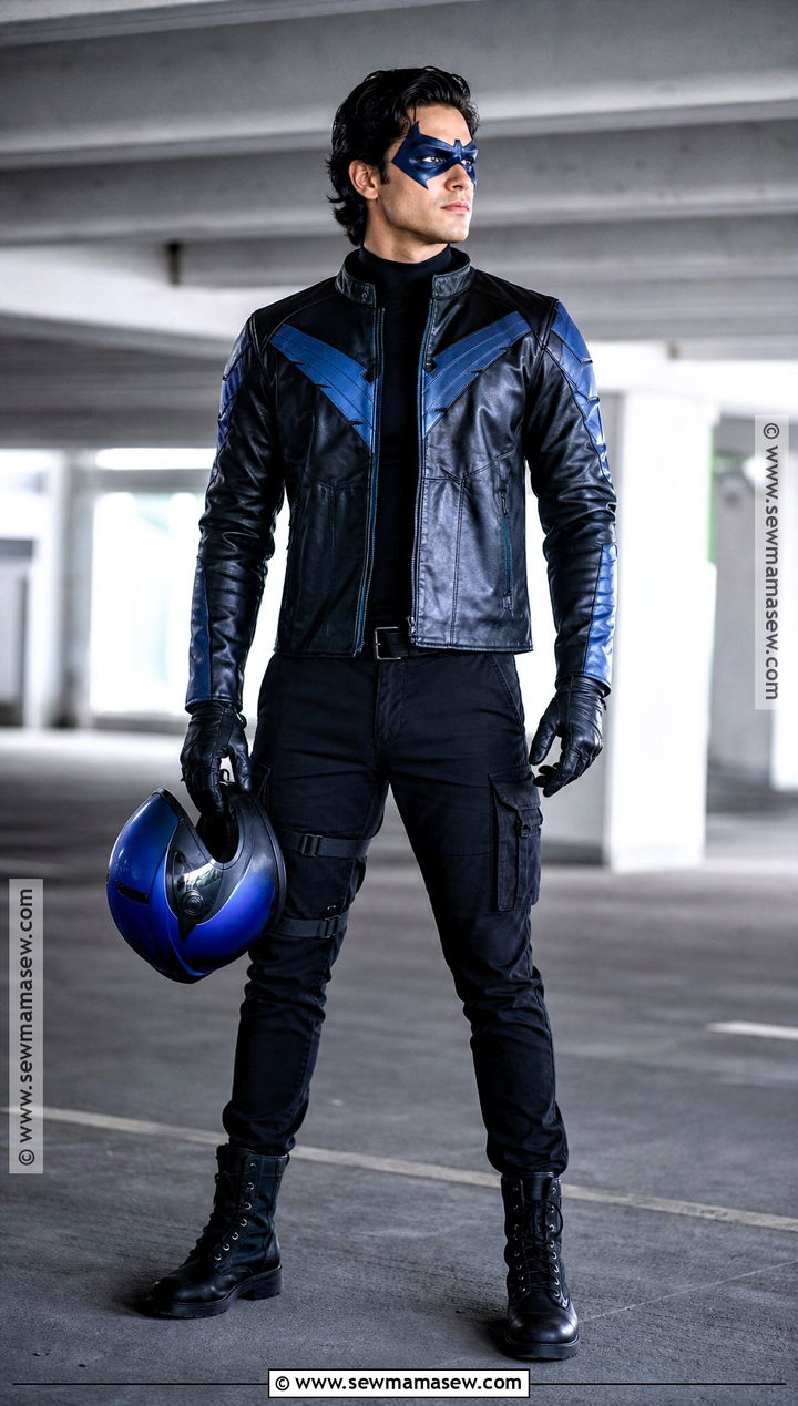Motorcycle Jacket Nightwing Cosplay - 45 nightwing cosplay ideas