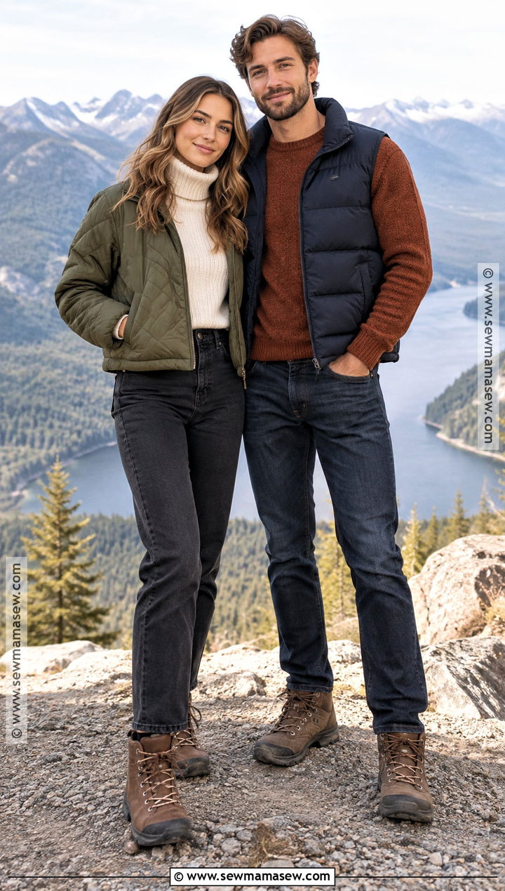 Mountain Fall Couple Outfit - 15 Couple Picture Outfit Ideas Fall
