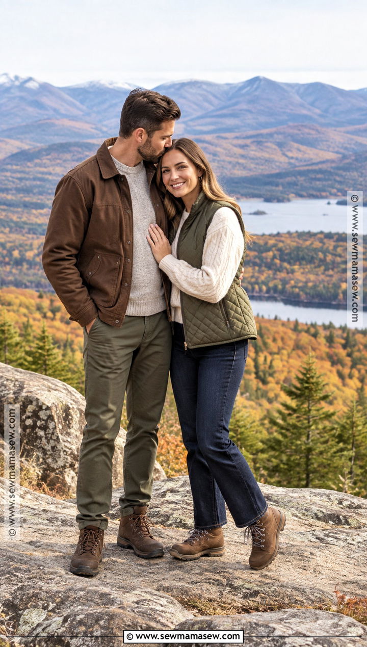 Mountain Fall Engagement Outfit - 15 engagement session outfits fall