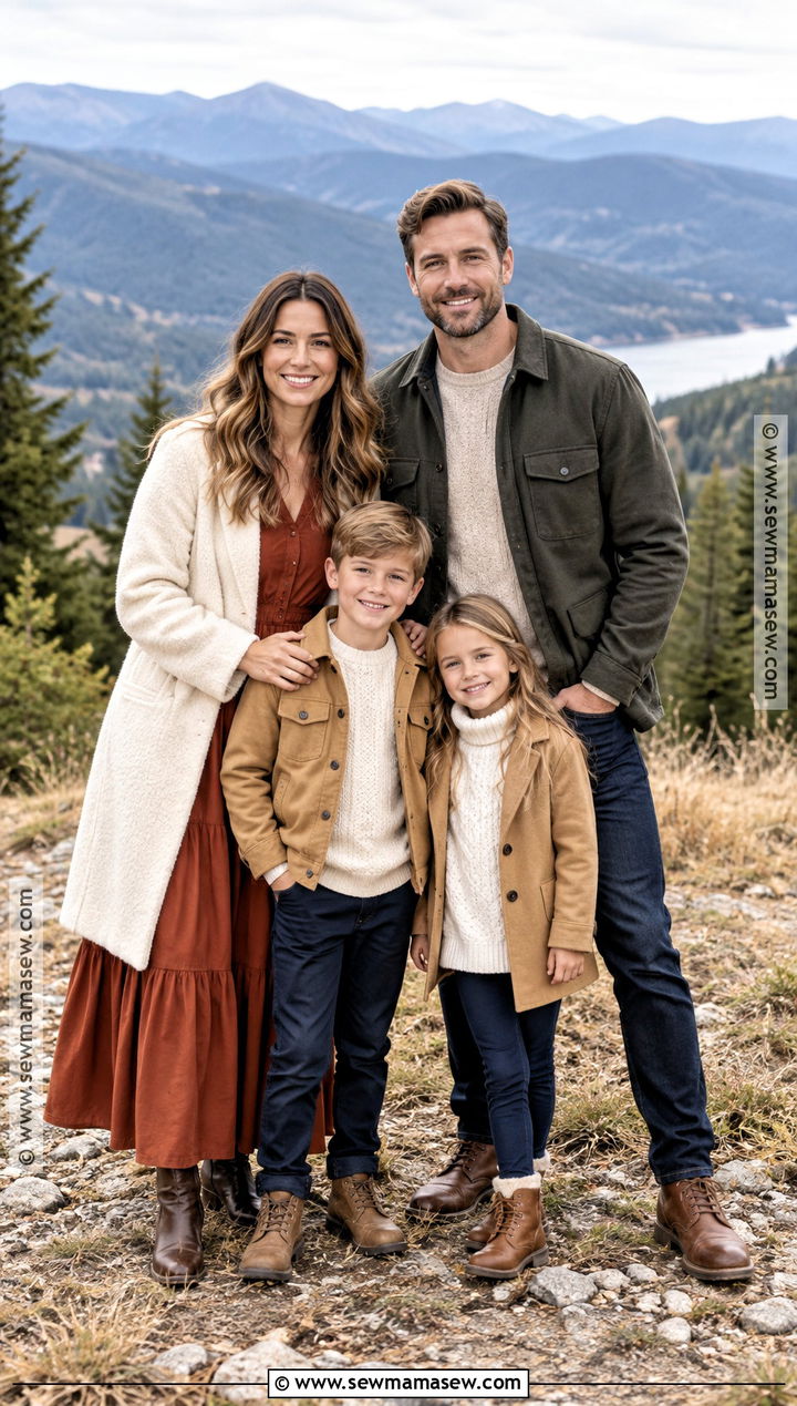 Mountain Fall Family Picture Outfit - 25 outdoor fall family pictures outfits