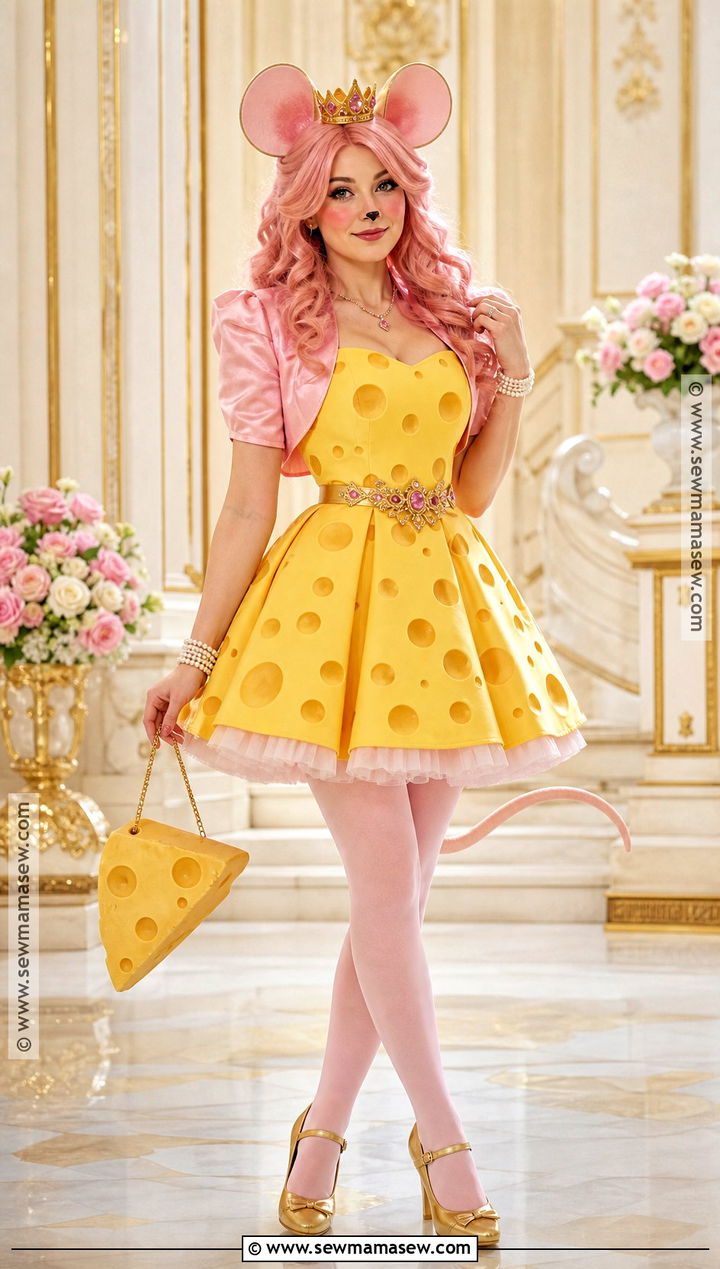 Mouscedes King Cosplay With Cheese Print Dress - 45 monster high cosplay ideas