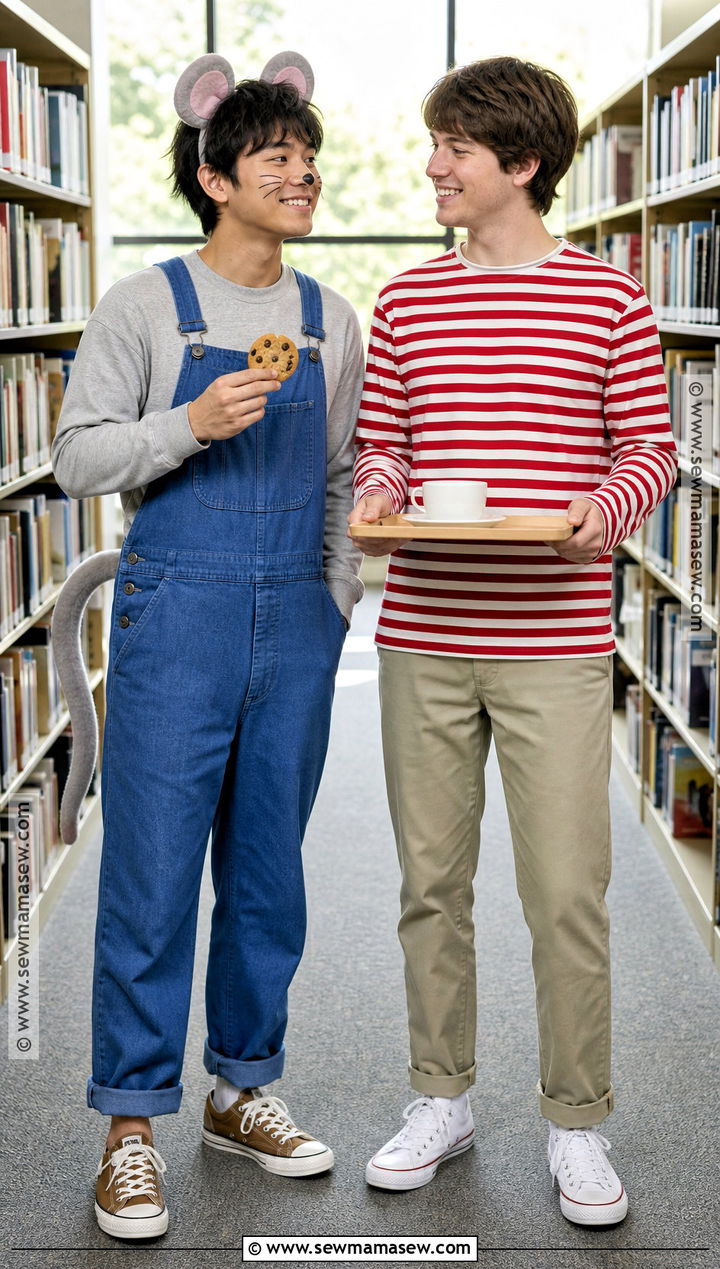Mouse And Boy Duo Costume - 45 if you give a mouse a cookie costume ideas