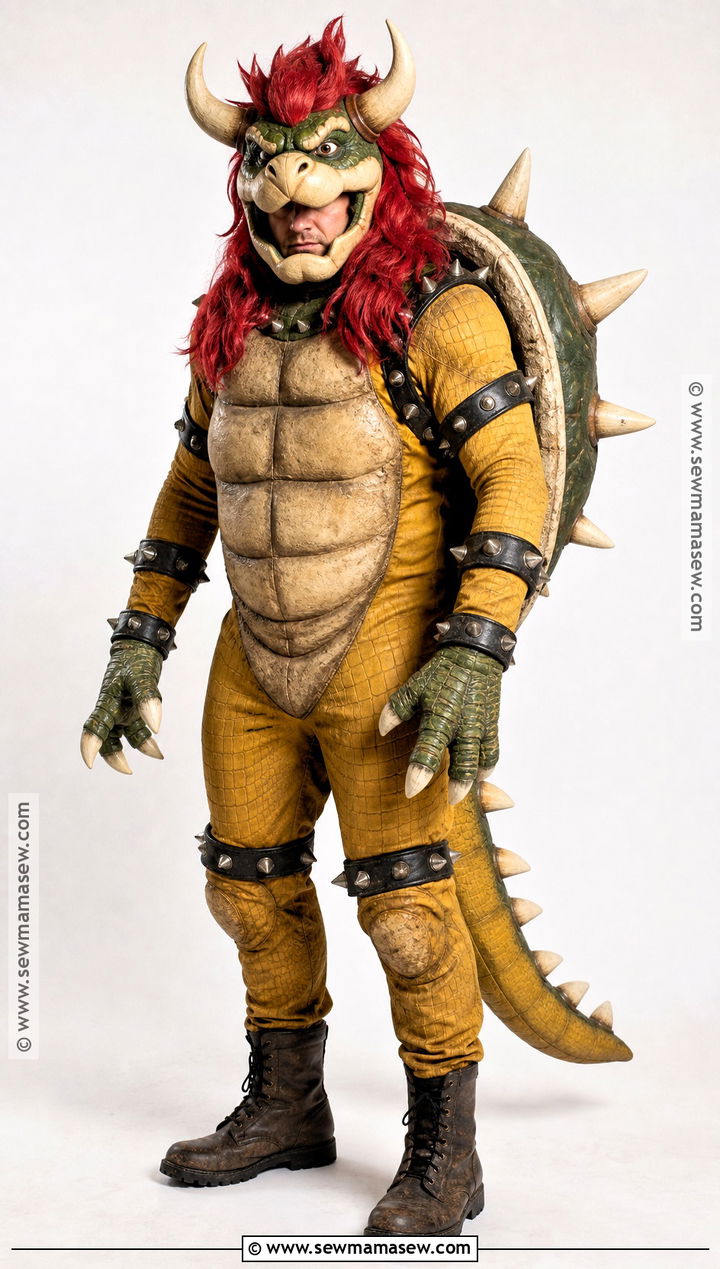 Movie Bowser Cosplay With Leather Details - 30 bowser cosplay ideas