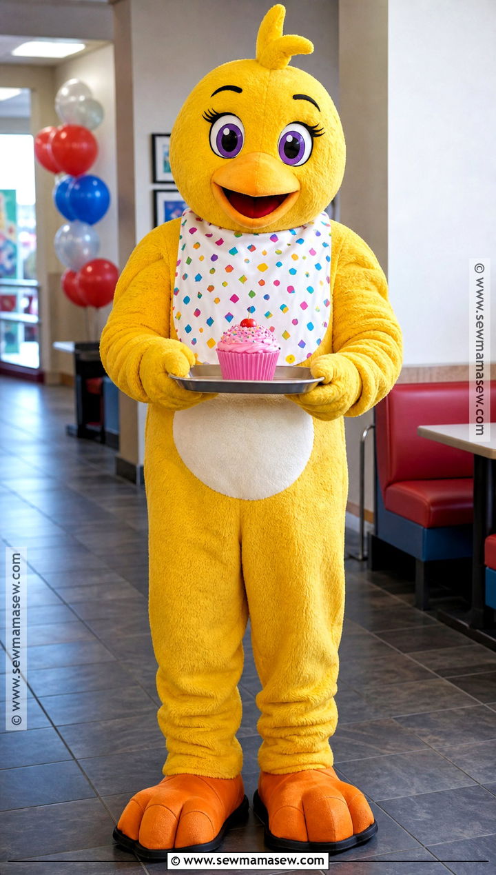 Movie Chica Costume With Mascot Suit - 30 Chica Halloween Costume Ideas