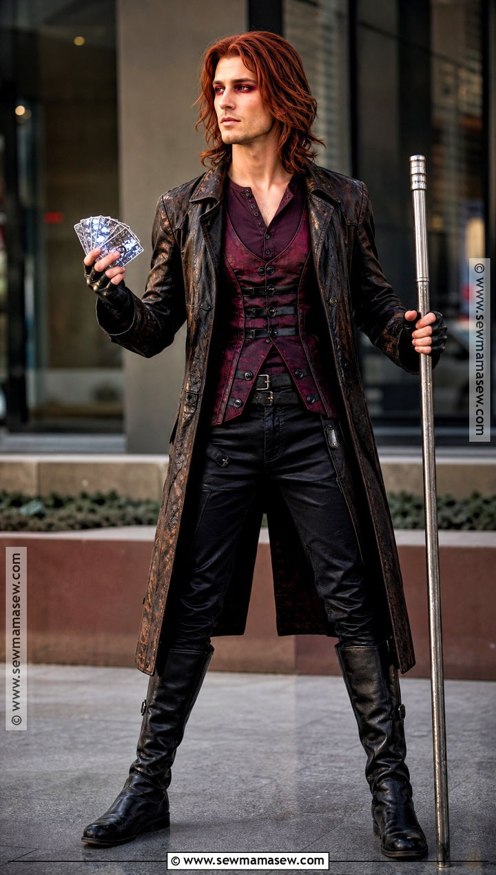 Movie Inspired Leather Gambit Cosplay - 30 gambit cosplay ideas