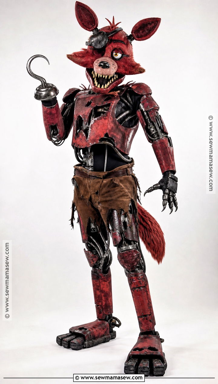 Movie Inspired Withered Foxy Cosplay - 30 withered foxy cosplay ideas