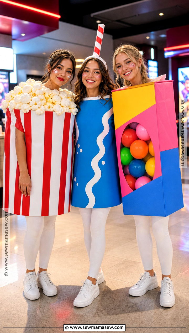 Movie Theater Snack Trio Costume - 35 creative costumes