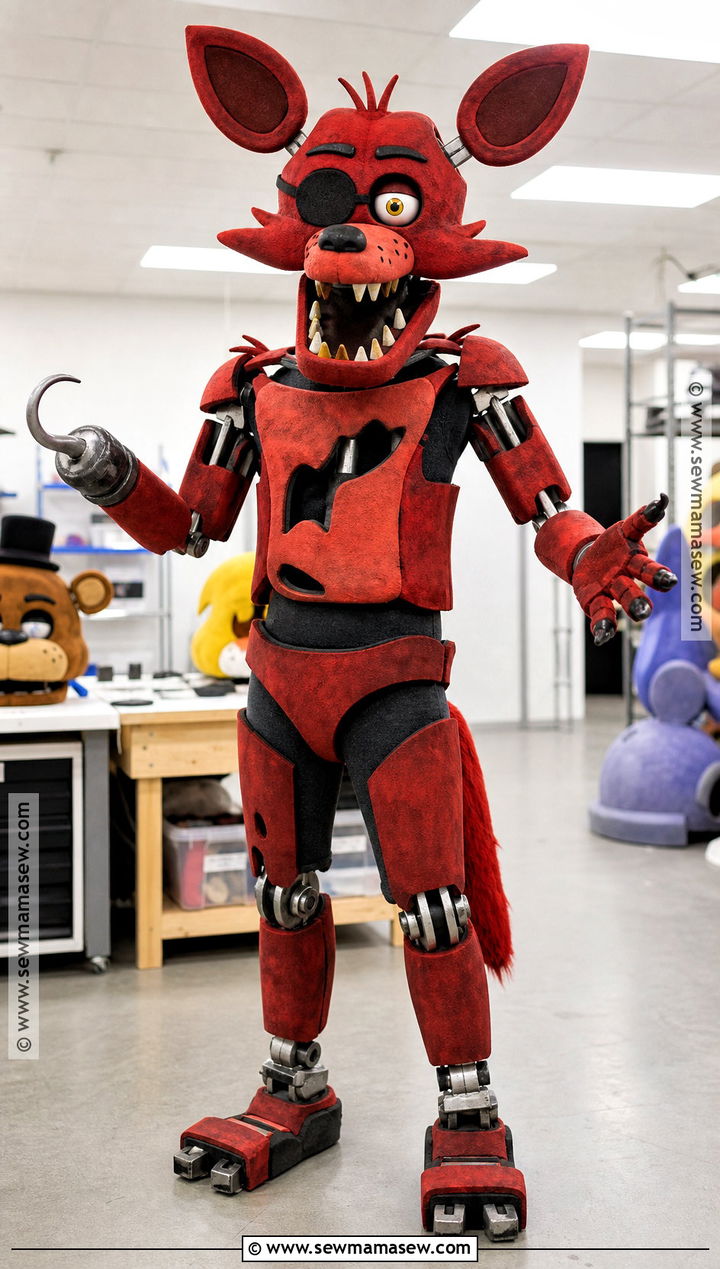 Moving Jaw Withered Foxy Cosplay - 30 withered foxy cosplay ideas