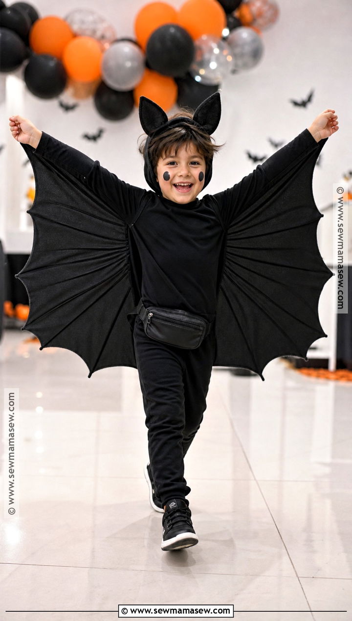 Moving Wing Bat Costume - 30 bat costume ideas for kids