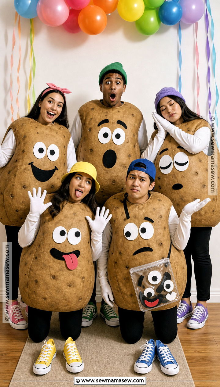 Mr Potato Head Group Costume - 30 mr potato head costume ideas