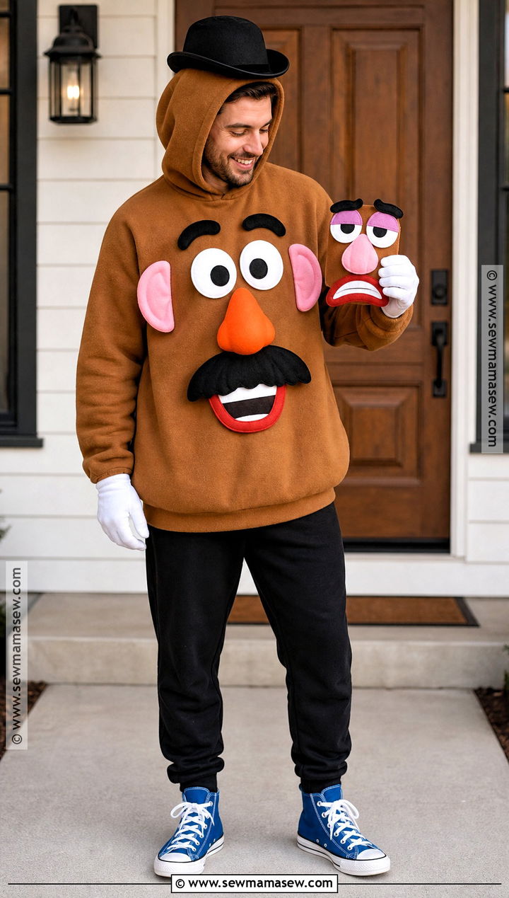 Mr Potato Head Hoodie Costume - 30 mr potato head costume ideas