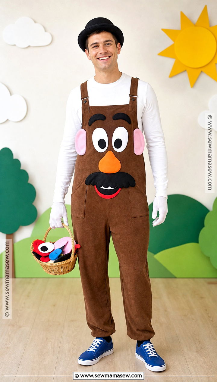 Mr Potato Head Overalls Costume - 30 mr potato head costume ideas