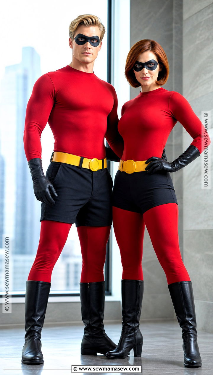 Mr And Mrs Incredible Couple Costume - 30 Disney Halloween Costumes for Couples