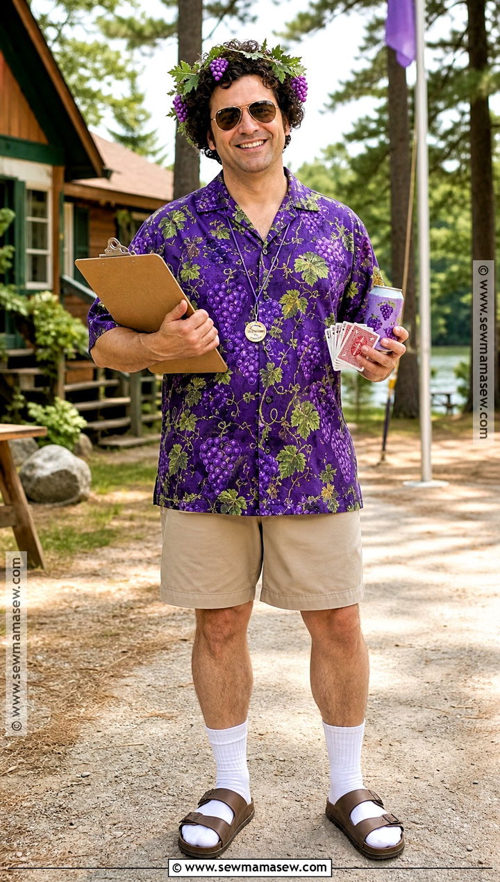 Mr D Costume With Purple Shirt - 30 percy jackson costume ideas