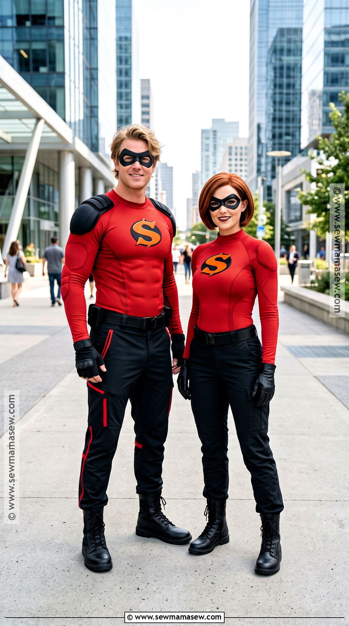 Mr Incredible And Elastigirl Costume - 50 couples halloween costume ideas