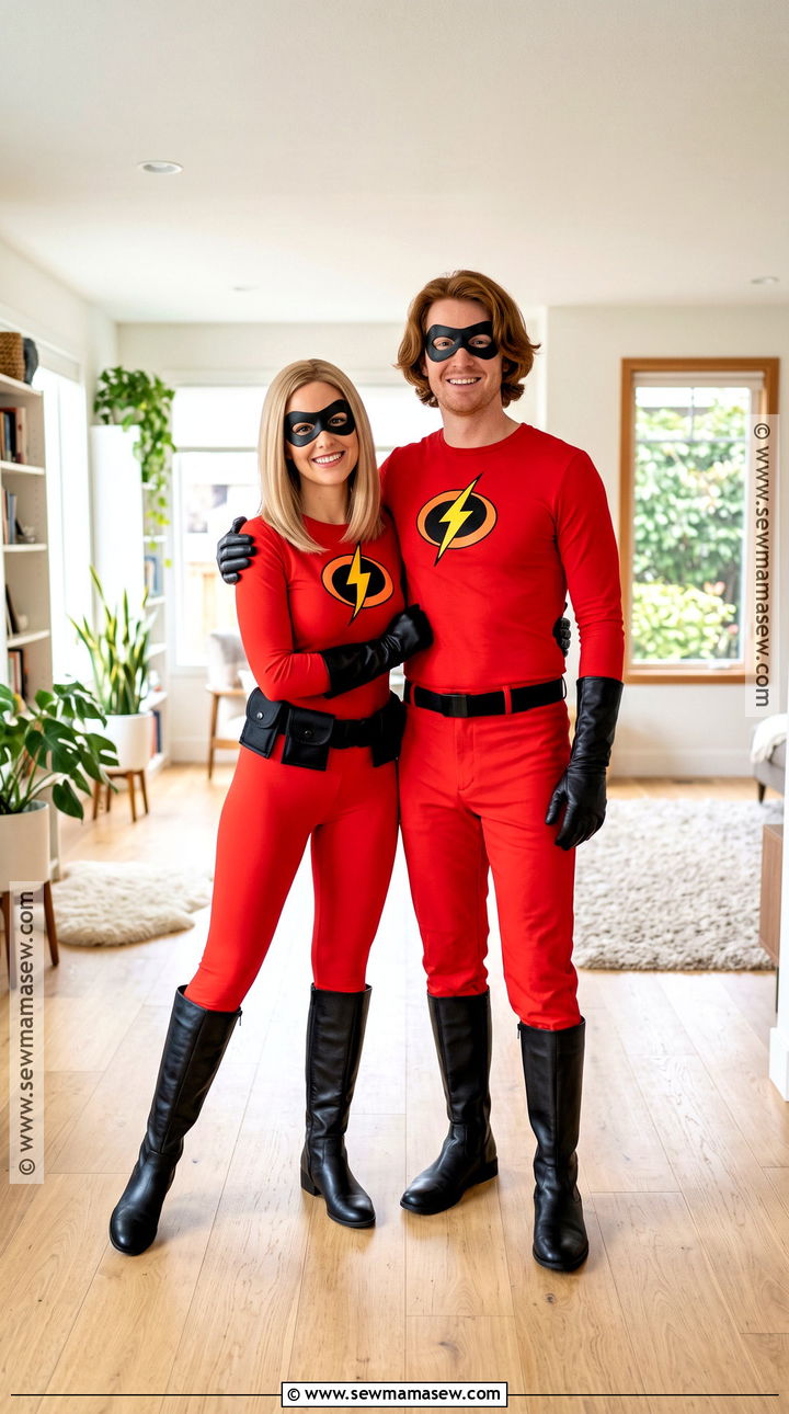 Mr Incredible And Elastigirl Couple Costume - 30 super hero couple costumes