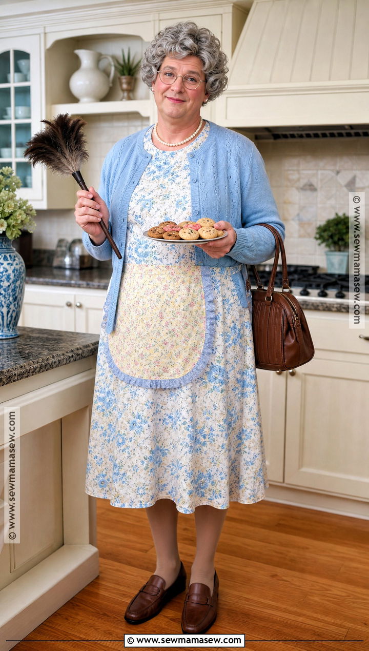 Mrs Doubtfire Housekeeper Costume - 35 Movie Characters Costumes