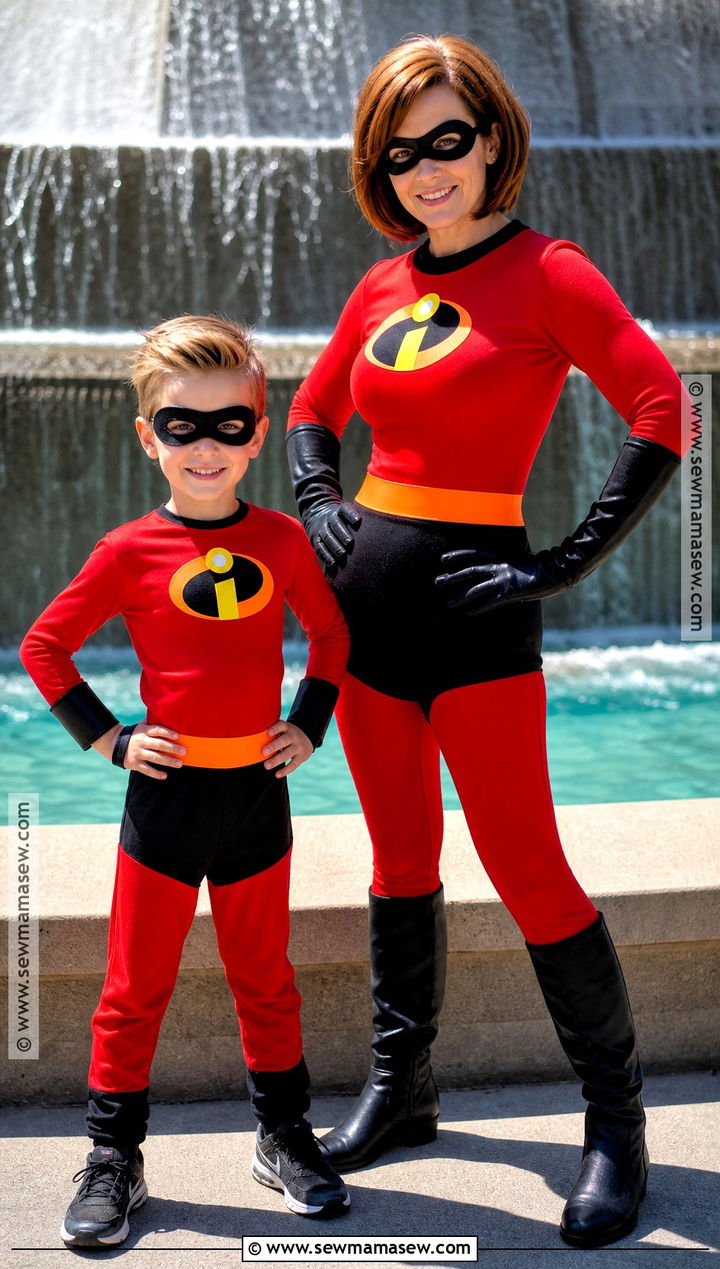 Mrs Incredible And Dash Mom Son Costume - 35 mrs incredible costume ideas