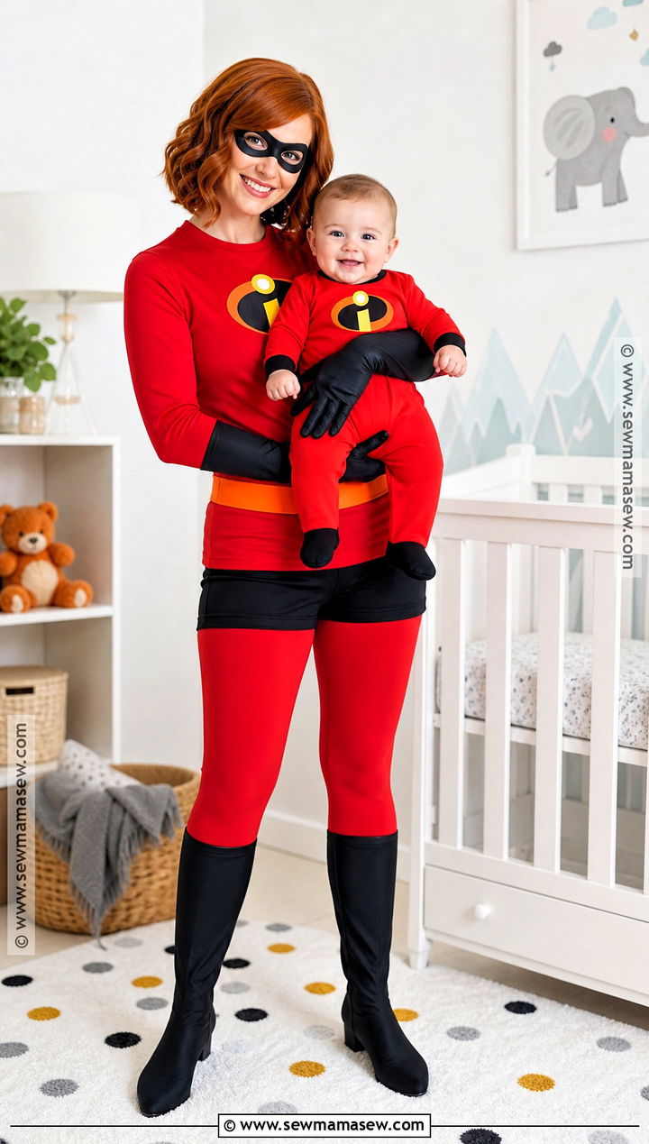 Mrs Incredible And Jack Jack Mom Baby Costume - 35 mrs incredible costume ideas