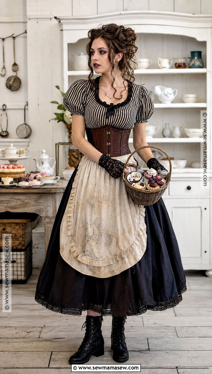 Mrs Lovett Victorian Costume - 35 tim burton halloween costumes