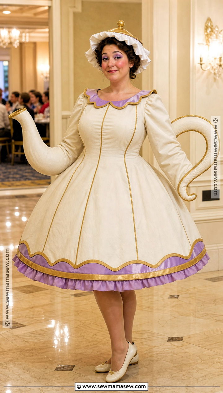 Mrs Potts Teapot Costume - 40 Beauty And The Beast Costume Ideas