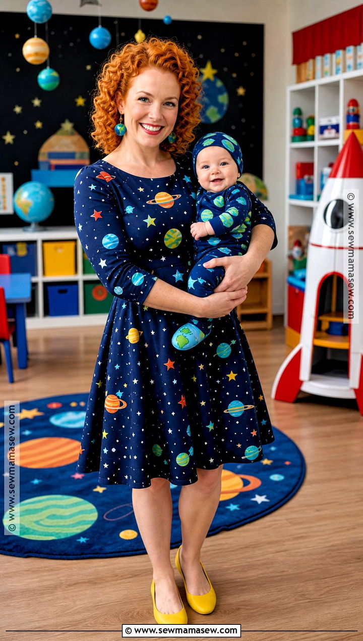 Ms Frizzle And Baby Planet Costume - 30 mom and baby costumes