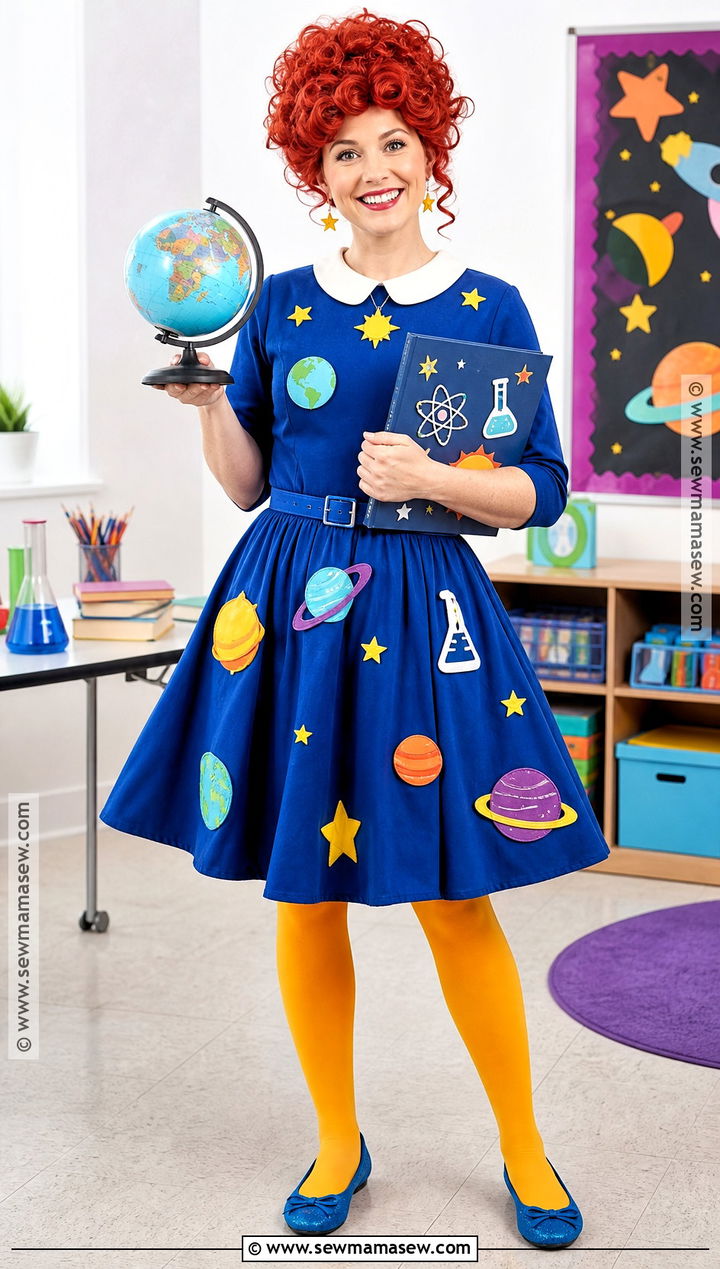 Ms Frizzle Costume - 30 childhood characters costume ideas