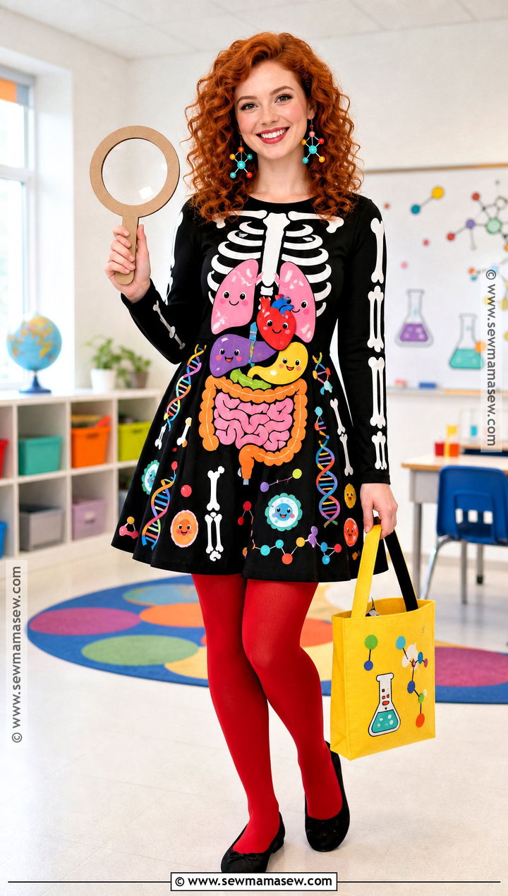 Ms Frizzle Human Body Costume - 30 Magic School Bus Costume Ideas