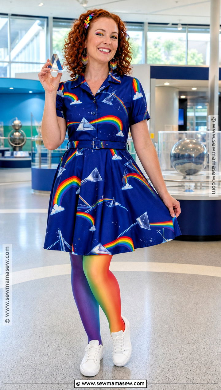 Ms Frizzle Rainbow Costume - 30 Magic School Bus Costume Ideas