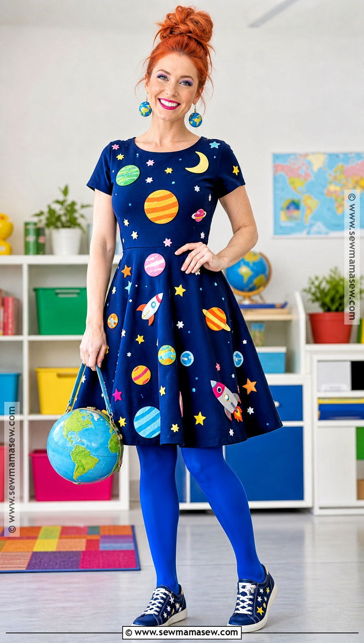 Ms Frizzle Space Teacher Costume - 30 red hair halloween costumes ideas