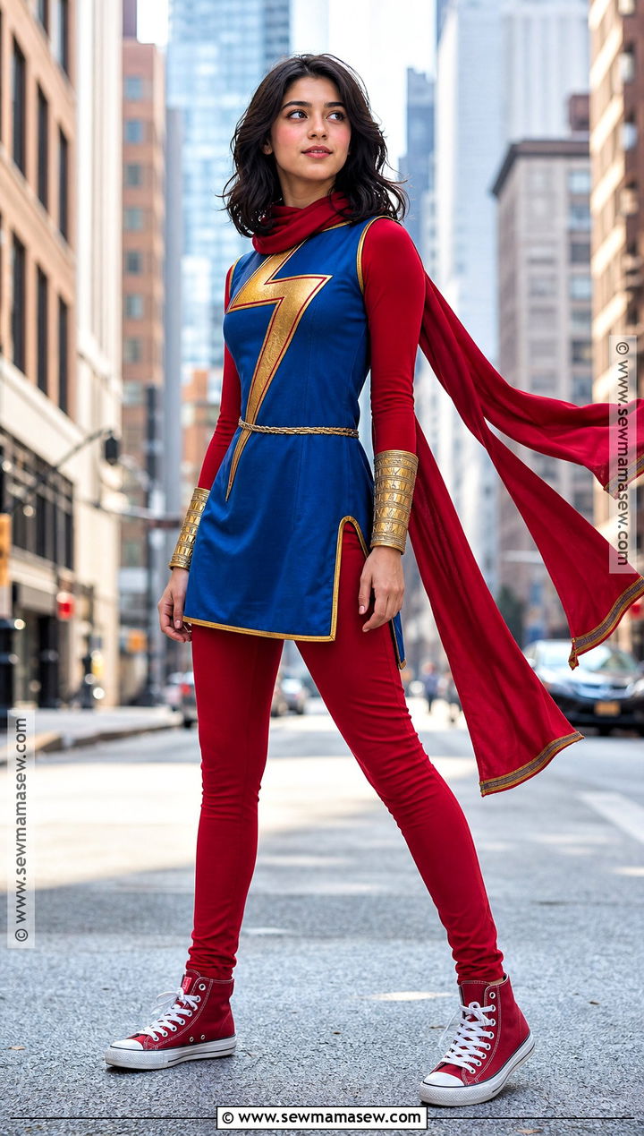 Ms Marvel Costume With Blue Tunic - 40 superhero costume ideas