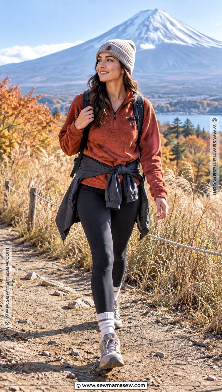 Mt Fuji Autumn Fleece And Leggings Outfit - 20 mt fuji outfit autumn ideas