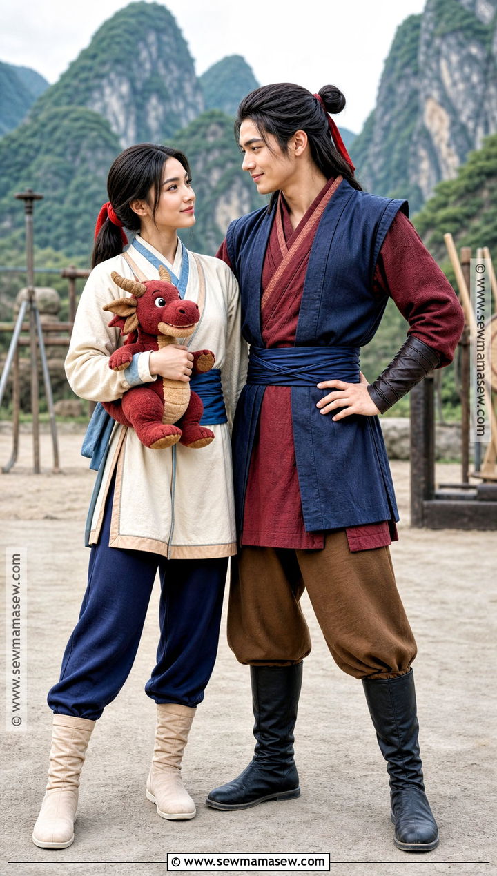 Mulan And Li Shang Couple Costume - 30 Disney Halloween Costumes for Couples