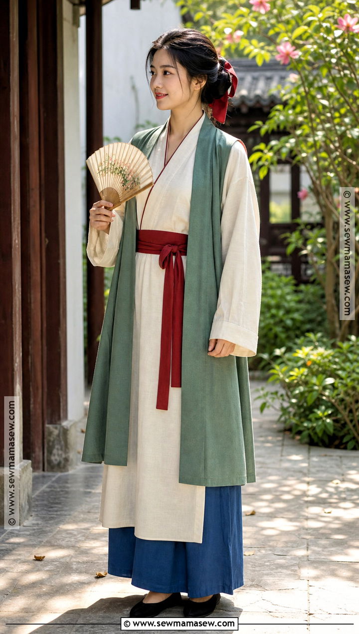 Mulan Costume With Blue And Red Robe - 40 disney costume ideas