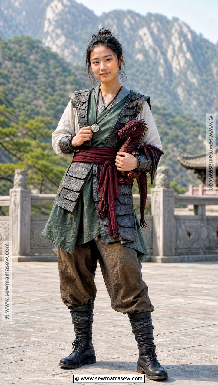 Mulan Warrior Costume - 40 disney princess halloween costumes