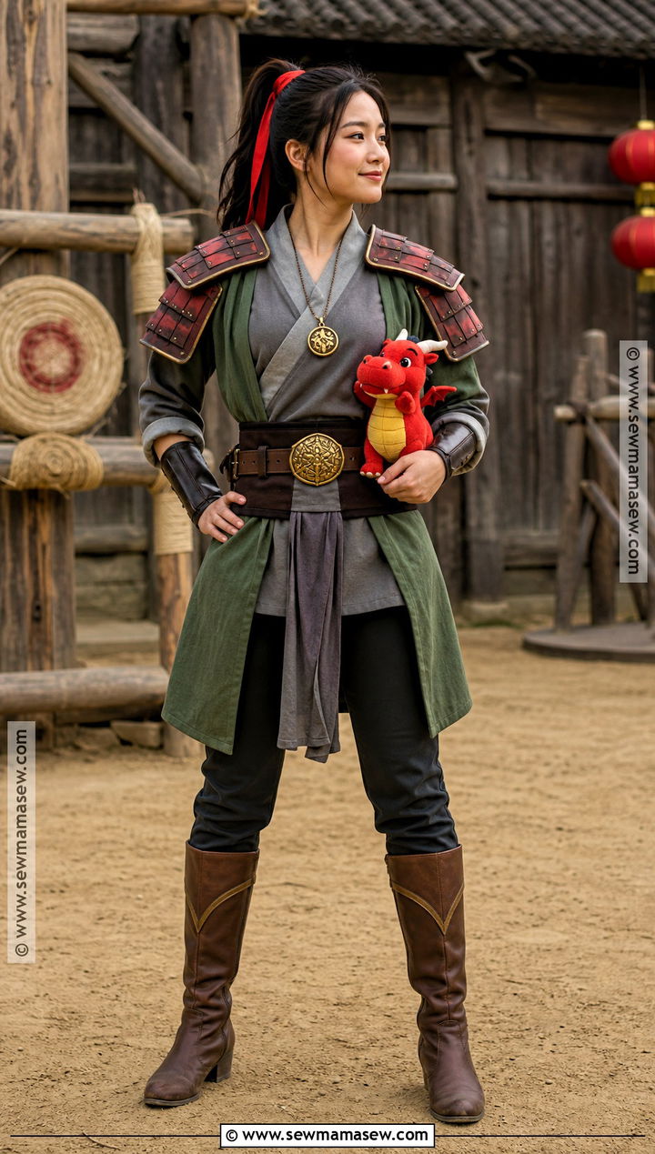 Mulan Warrior Costume - 45 disney princess costumes